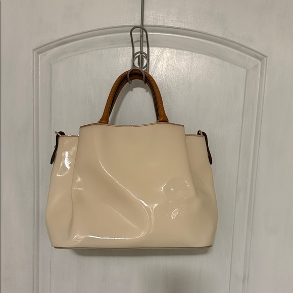 Dooney & Bourke Cream Satchel